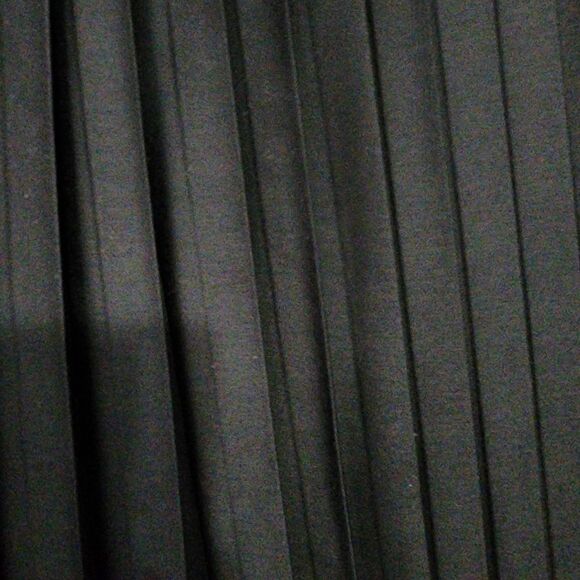 Elk the Label Tekstur Black Pleated High Low Maxi dress Sleeveless US 6 - Picture 8 of 9